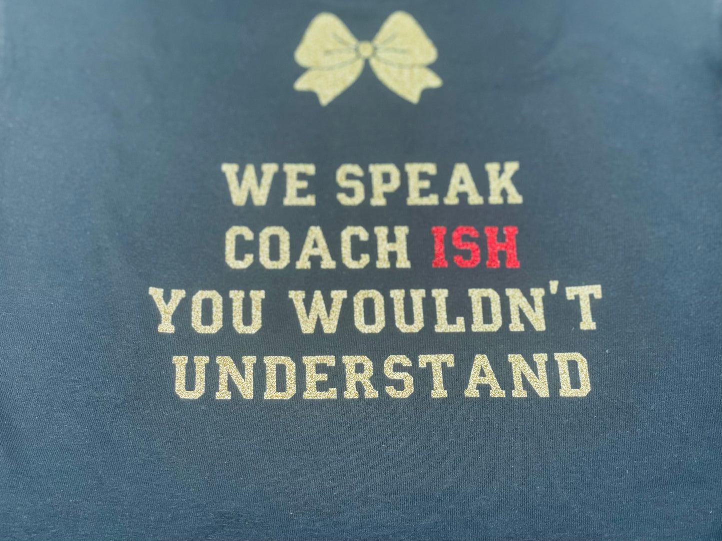 Short Sleeve Cheer Coach T-Shirt