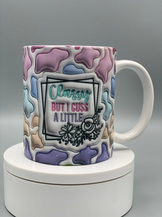 11 oz “I Cuss a Little” Coffee Mug